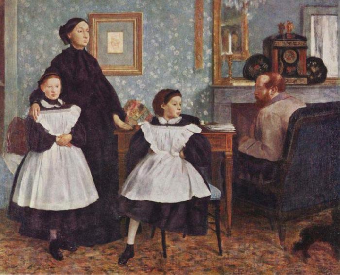 Edgar Degas Portrait of the Bellelli Family Norge oil painting art